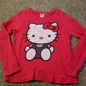 Hello Kitty Tops - Hello Kitty Crewneck Sweatshirt Hello Kitty Tops - Hello Kitty Crewneck Sweatshirt